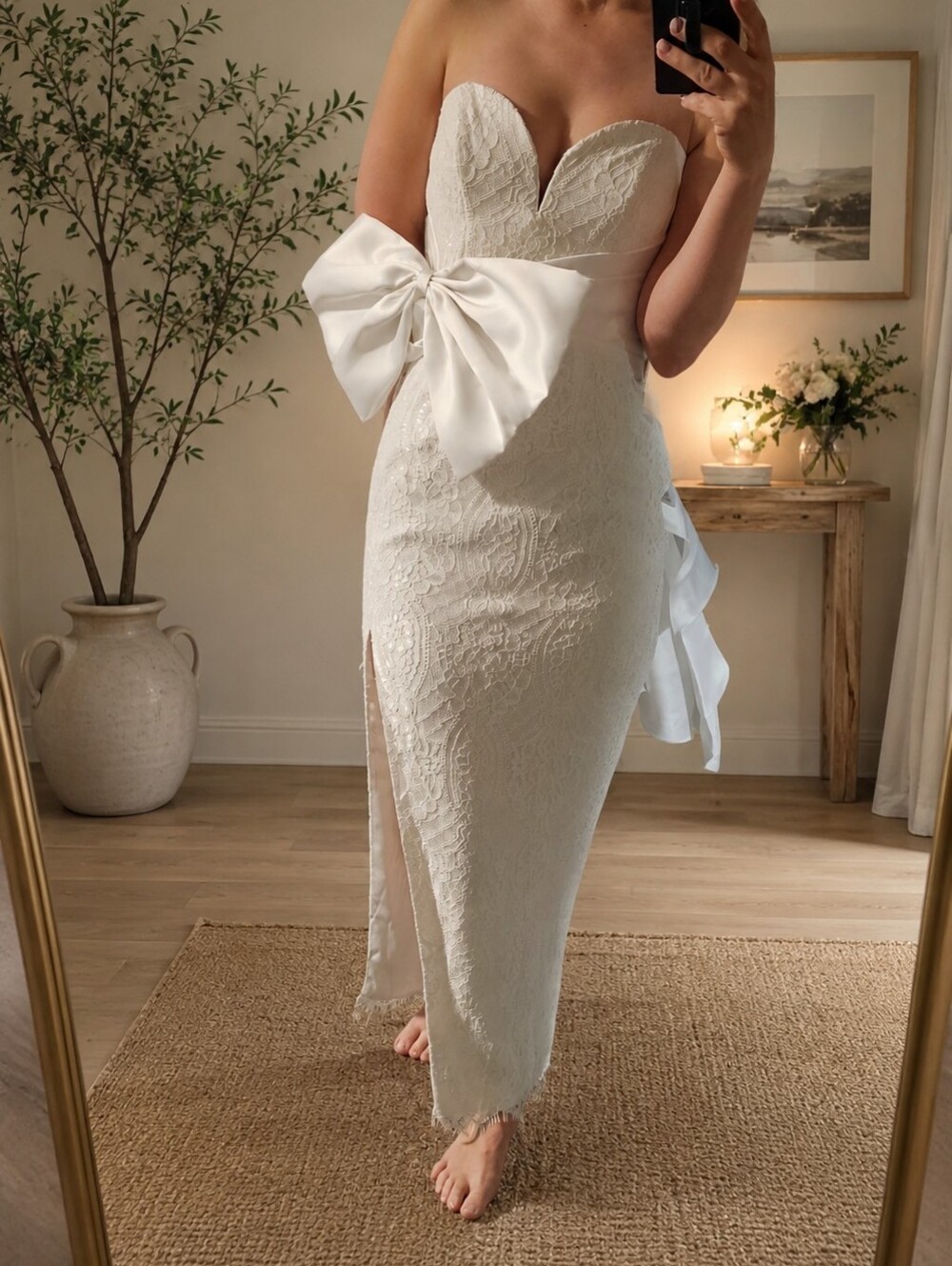 Limited Edition Barbie Wedding Dress By Azazie NWT Size 2